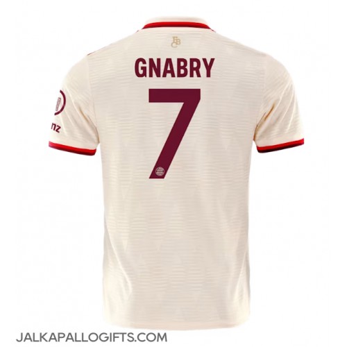 Bayern Munich Serge Gnabry #7 Kolmaspaita 2024-25 Lyhythihainen